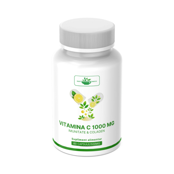 Vitamina C 1000 MG - Imunitate & colagen - imagine 2