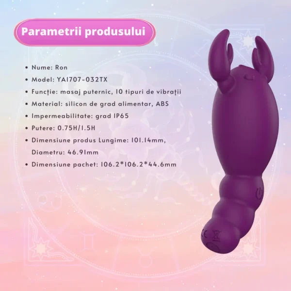 Vibrator Constelație Scorpion - imagine 13