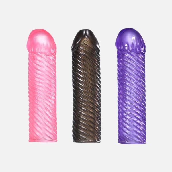 Manșon extensibil reutilizabil pentru penis - imagine 2