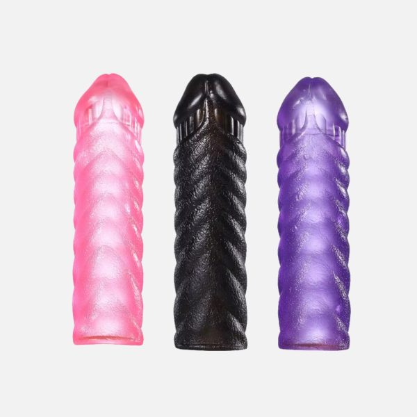 Manșon extensibil reutilizabil pentru penis