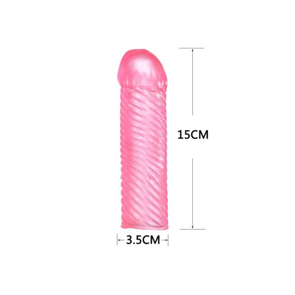 Manșon extensibil reutilizabil pentru penis - imagine 4