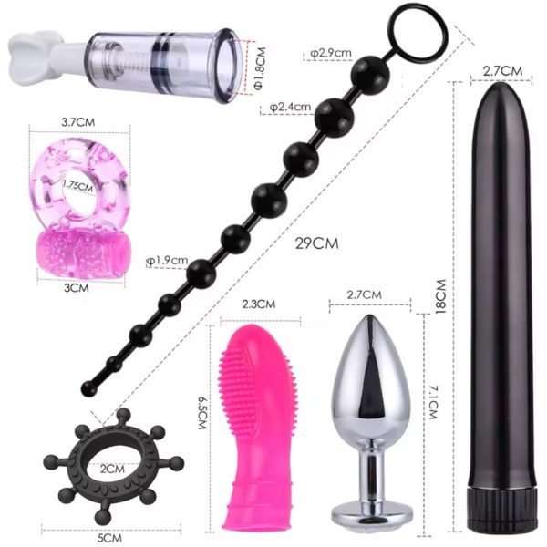 Set combinat vibrator pentru stimulare punct G și clitoridiană