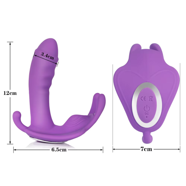 Vibrator cu 10 viteze și stimulare clitoridiană - imagine 3