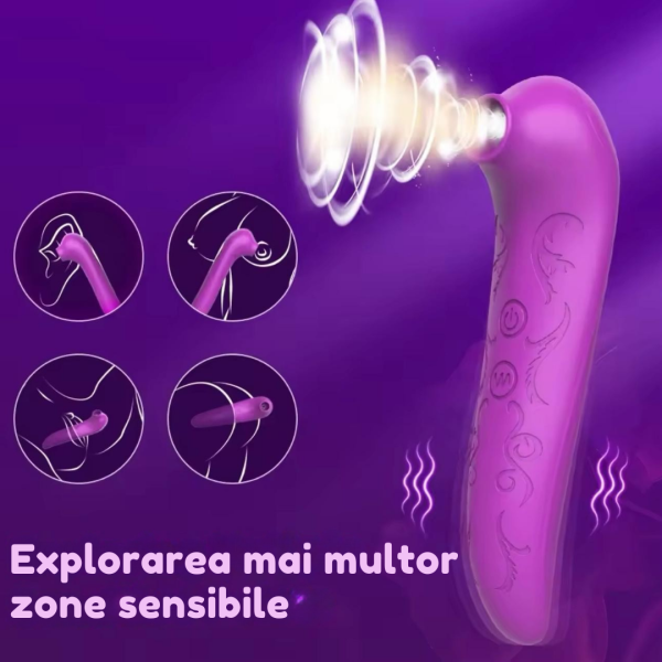 Vibrator pentru stimularea clitoridiană și a sânilor - imagine 4